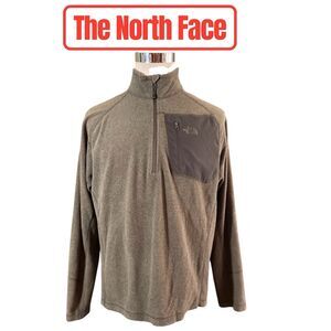 The North Face Polartec Fleece Jacket 1/4 Zip Men’s Large Gray